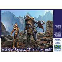 1:24 Masterbox 1:24 World Of Fantasy \'this Is My Land\' Plastic Model Figure