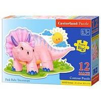 12pc Baby Triceratops Dinosaur Jigsaw Puzzle