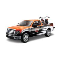 1:24 Harley Davidson Ford F-150 Pickup With Flh Duo Glide