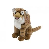 12 sitting tiger soft toy