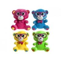 12\' Glitter Specs Soft Cuddly Teddy Bear - 4 Assorted Colours.