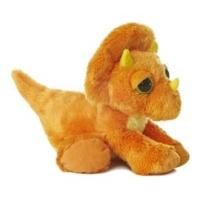 12 orange dreamy eyes triceratops soft toy