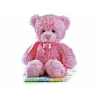 12 pink yummy bear soft toy