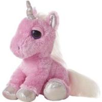 12 pink dreamy eyes unicorn soft toy