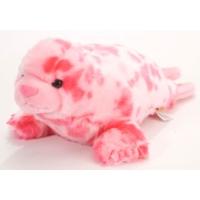 12 pink harbor seal soft toy
