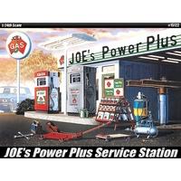 124 academy joes power plus service station plastic model kit