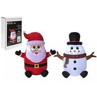 120cm Inflatable Comical Santa/ Snowman