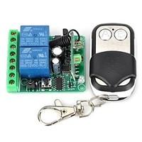 12V 2-Channel Wireless Remote Control Relay Module with Remote Controller (DC28V - AC250V)