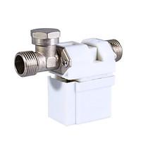 12V 0.5 Inch Electric Solenoid Valve for Water Air Gas (White)