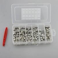 120 x Fast Blow Glass Fuse Tube 6x30mm 5A 10A 15A 20A 30A and fuse seat with fuse puller