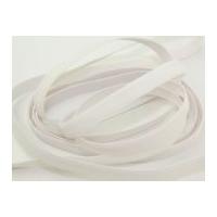 12mm flat value elastic white