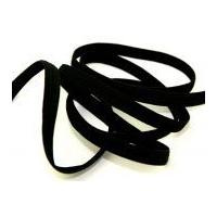 12mm Flat Value Elastic Black