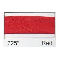 12mm Essential Trimmings Polycotton Bias Binding Tape 2.5m Red