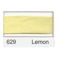 12mm essential trimmings polycotton bias binding tape 25m lemon