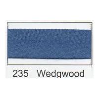 12mm Essential Trimmings Polycotton Bias Binding Tape 2.5m Wedgewood Blue