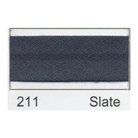 12mm Essential Trimmings Polycotton Bias Binding Tape 2.5m Slate Grey