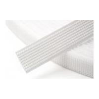 12mm hemline uncovered polyester boning white