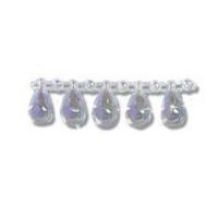 12mm Impex Oval Drop Plastic Bead Trimming Aurora