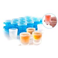12 piece shot glass ice cube mold set