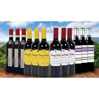 12 Bottles of Ruby Red Spanish Wine