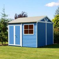 12X12 Mammoth Loglap Timber Shed with Assembly Service