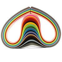 120PCS 5MMx53CM Quilling Paper(24 Color x5 PCS/Color) DIY Craft Art Decoration