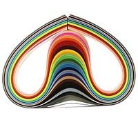 120PCS 3MMx53CM Quilling Paper(24 Color x5 PCS/Color) DIY Craft Art Decoration