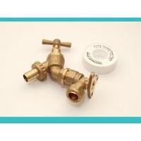 12 x 34 brass tap hose adaptor