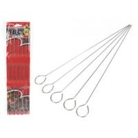 12 pack of 5 chrome bbq skewers