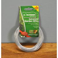 12mm galvanised garden wire roll 20m by kingfisher