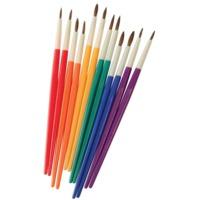 12 Piece Childrens Paint Brush Set