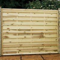 1.2m x 1.8m Horizontal Weave Pressure Treated Fence Panel