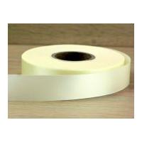 12mm Budget Acetate Satin Ribbon Cream