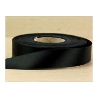 12mm Budget Acetate Satin Ribbon Black