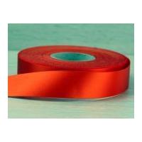 12mm budget acetate satin ribbon tangerine