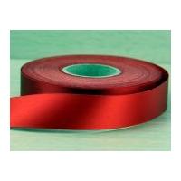 12mm Budget Acetate Satin Ribbon Red