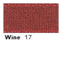 12mm Berisford Rustic Taffeta Ribbon 17 Wine