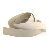 12mm Berisford Rustic Taffeta Ribbon 18 Silver Grey