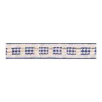 12mm berisford gingham ruffle ribbon royal