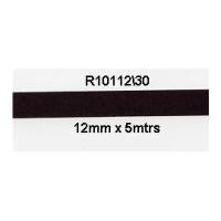 12mm Bowtique Double Face Satin Ribbon Black