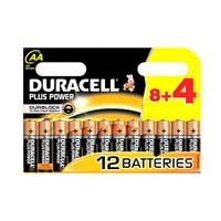 12 Duracell Plus Power Batteries