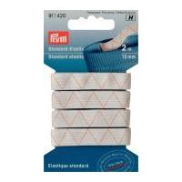 12mm prym standard elastic 2m white