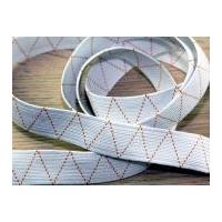 12mm Prym Super Supple Highly Elastic Tape White