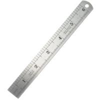 12 stainless steel rule with metric imperial measurements
