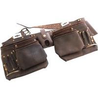 12 Pocket Heavy Duty Leather Tool Belt