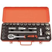 1/2\"dr Sock.set 25pce Metric