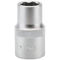 12mm 6pt Socket 1/2dr Pckd