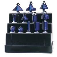 12pc 1/2\" Router Bit Set