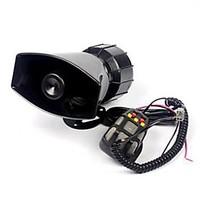 12V Loud Horn 5 Sounds Car Motorcycle PA Speaker System Truck