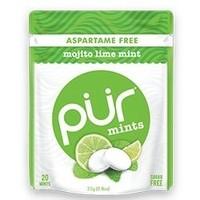 12 Pack of Pur Gum PUR Mints Mojito Lime Mint 20 Pieces